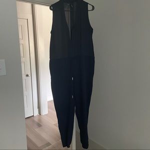 Navy colored Mango jumpsuit (L)